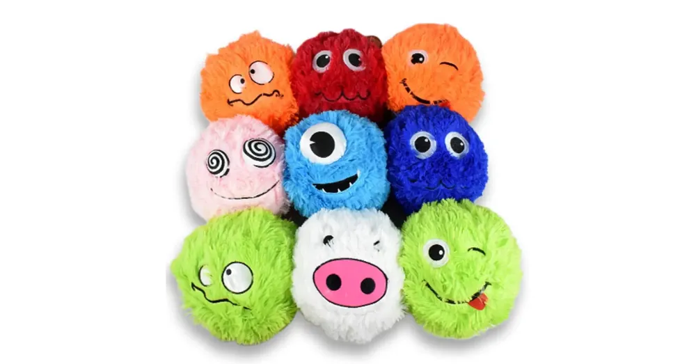 Fuzzy Monsters szőrös plüss labda többféle változatban 23 cm Kedvezmény