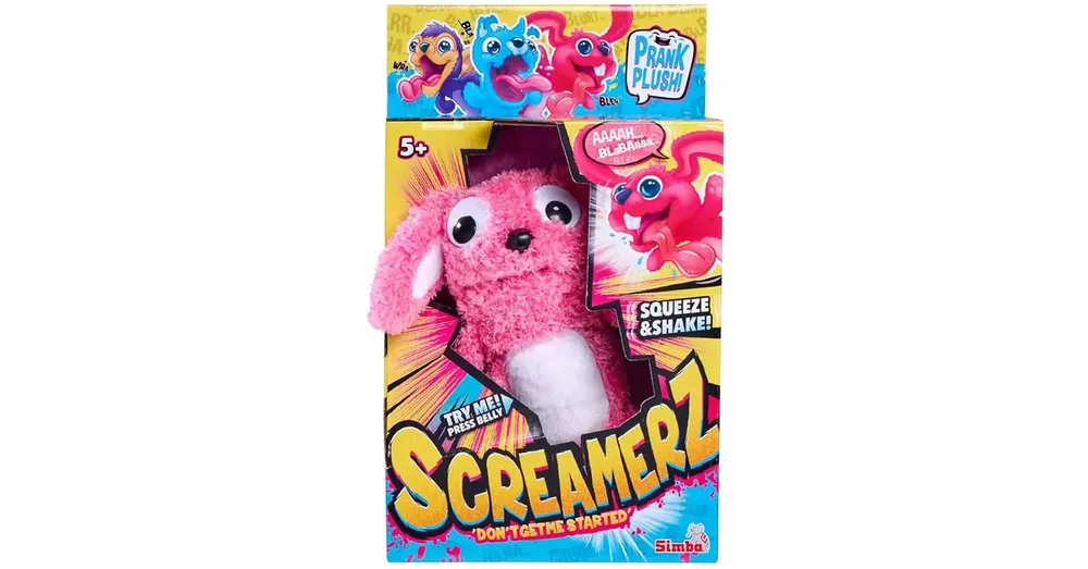 Kiárusítás ScreamerZ Sikítozó nyuszi plüssfigura 30 cm – Simba Toys