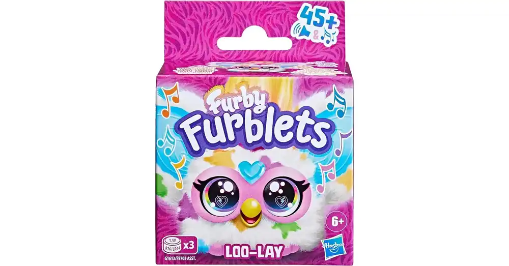 Árcsökkenés Furby Furblets Loo-Lay interaktív plüssfigura – Hasbro