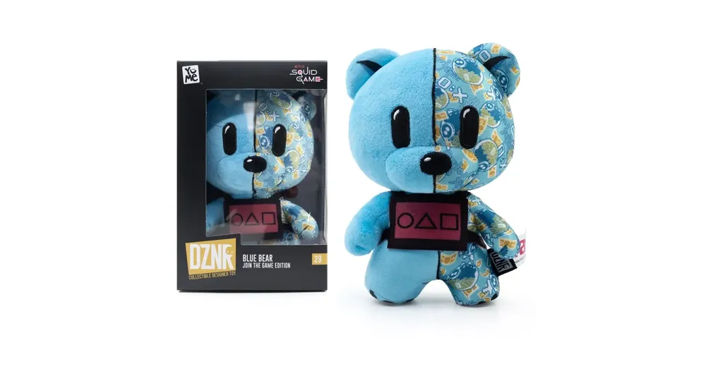 Különleges ajánlat Squid Game DZNR Blue Bear plüss figura Join the Game kiadás 18 cm
