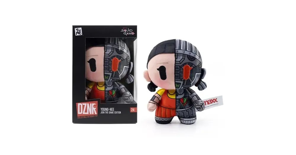 Csak ma Squid Game DZNR Young-Hee plüss figura Join the Game kiadás 18 cm