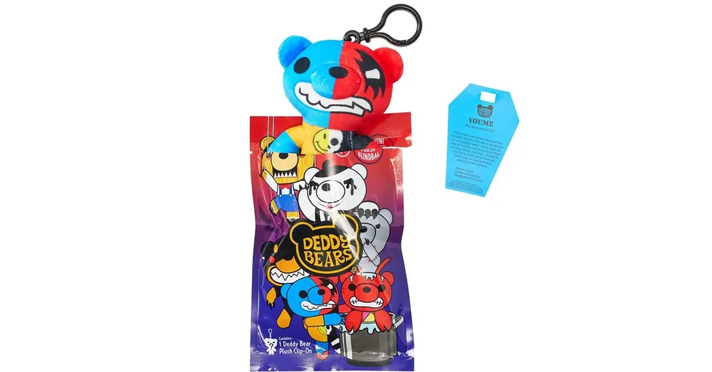 Deddy Bear meglepetés clip-on plüss, 4. sorozat – többféle Kedvezményes ár