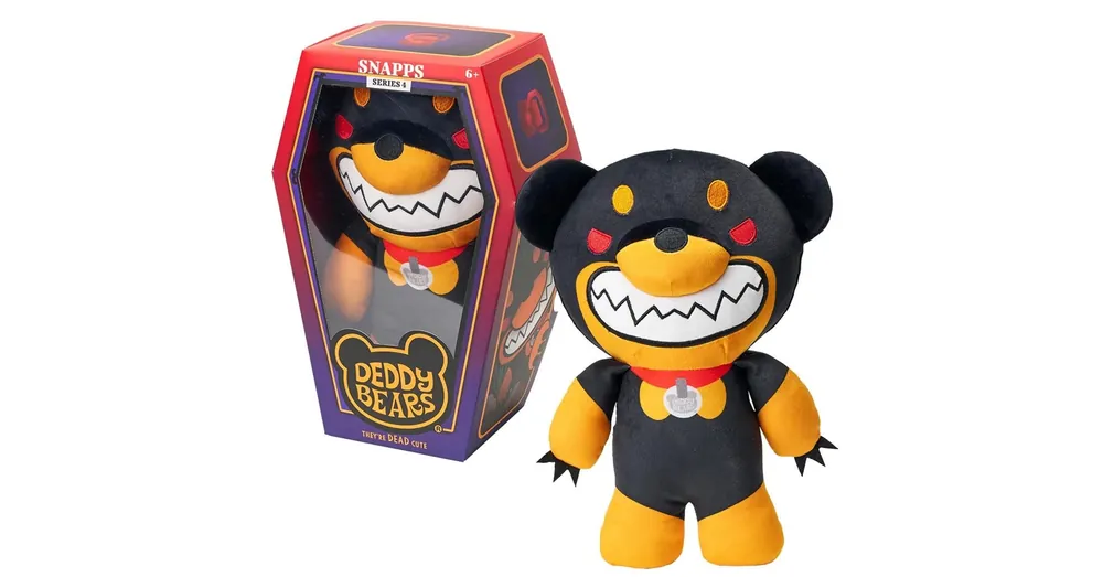 Kedvezményes ár Deddy Bear Hank plüss koporsóban, 4. sorozat, 30 cm-es – Snappers