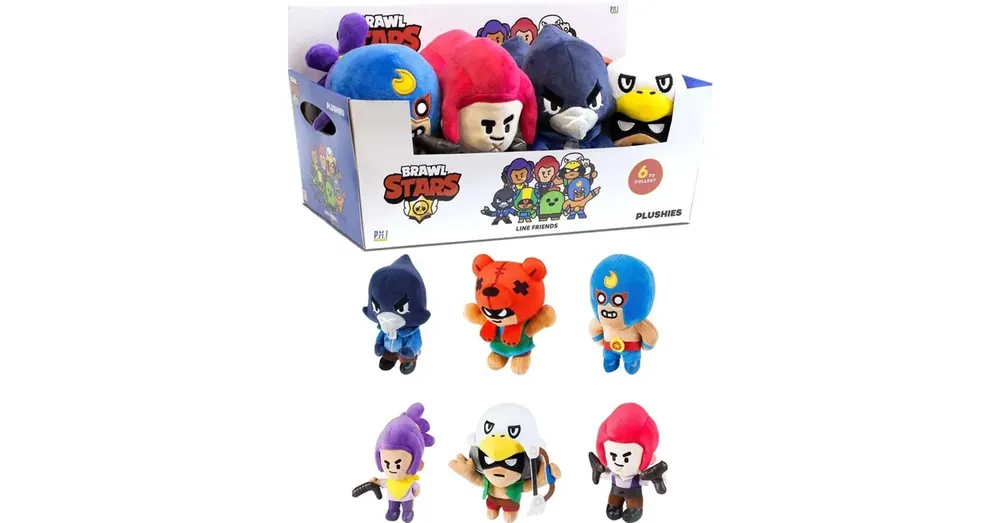 Akció Brawl Stars plüss figura 16,5 cm-es többféle
