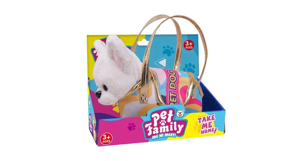Outlet Luna Pet Family Kiskutya plüss kutyatáskában 20 cm