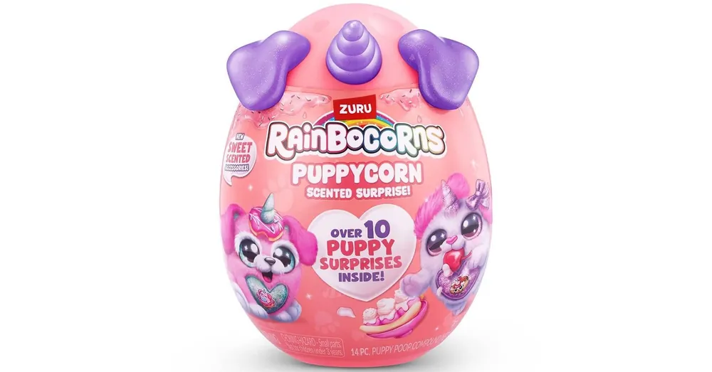 Rainbocorns Pocket Puppycorn meglepetés illatos kutyus plüssfigura többféle változatban 1 db Expressz kézbesítés