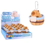 Vedd meg most Luna Capybara hordóban plüss kulcstartó figura 1 db