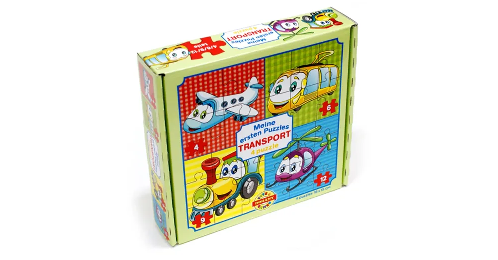 Az első puzzle-öm Közlekedés 4 az 1-ben baby puzzle Árengedmény