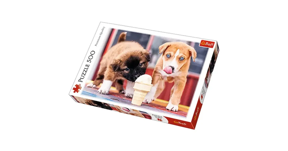 Fagyizó kutyakölykök 500 db-os prémium puzzle – Trefl Csak ma