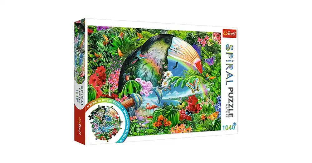 Gyors kiszállítás Trópusi állatok Spiral puzzle 1040 db-os – Trefl