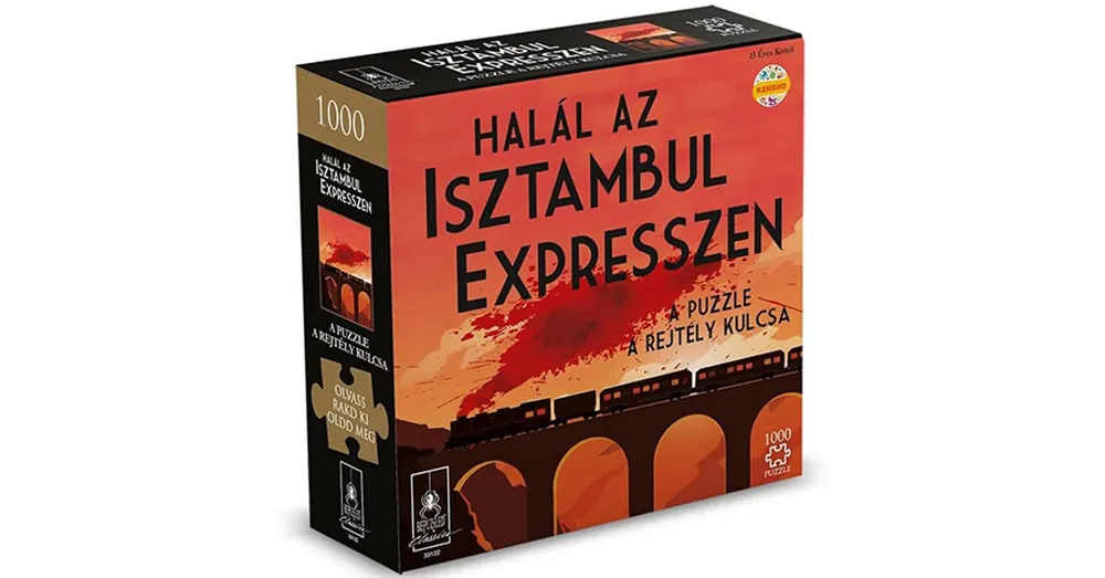 Szuper akció Halál az Isztambul expresszen puzzle rejtéllyel 1000 db
