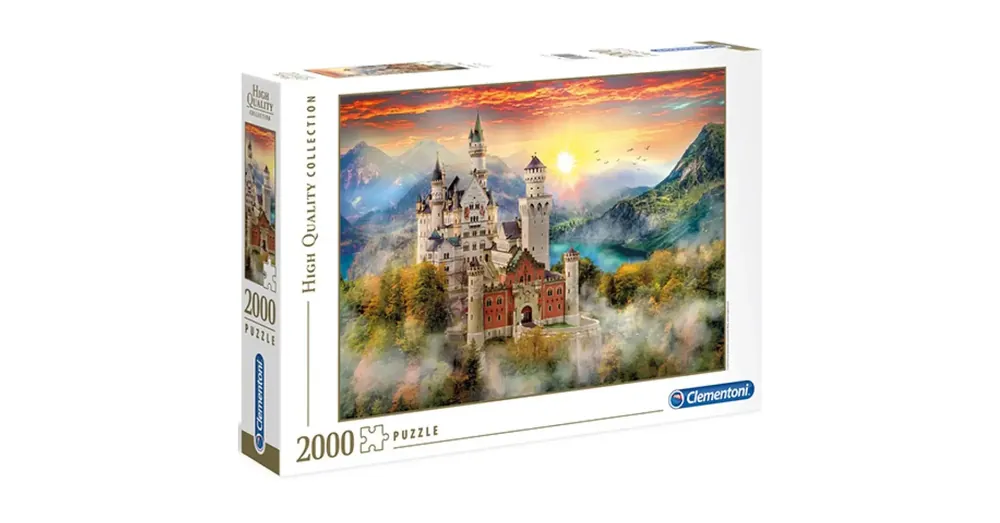 Neuschwanstein kastély HQC 2000 db-os puzzle – Clementoni Korlátozott ajánlat
