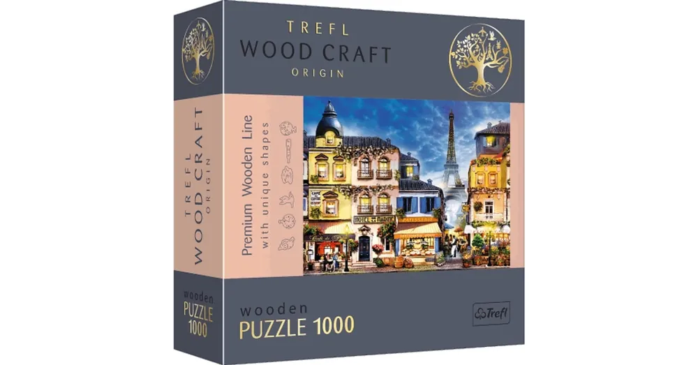 Exkluzív ajánlat Wood Craft Francia sikátor 1000 db-os prémium fa puzzle – Trefl