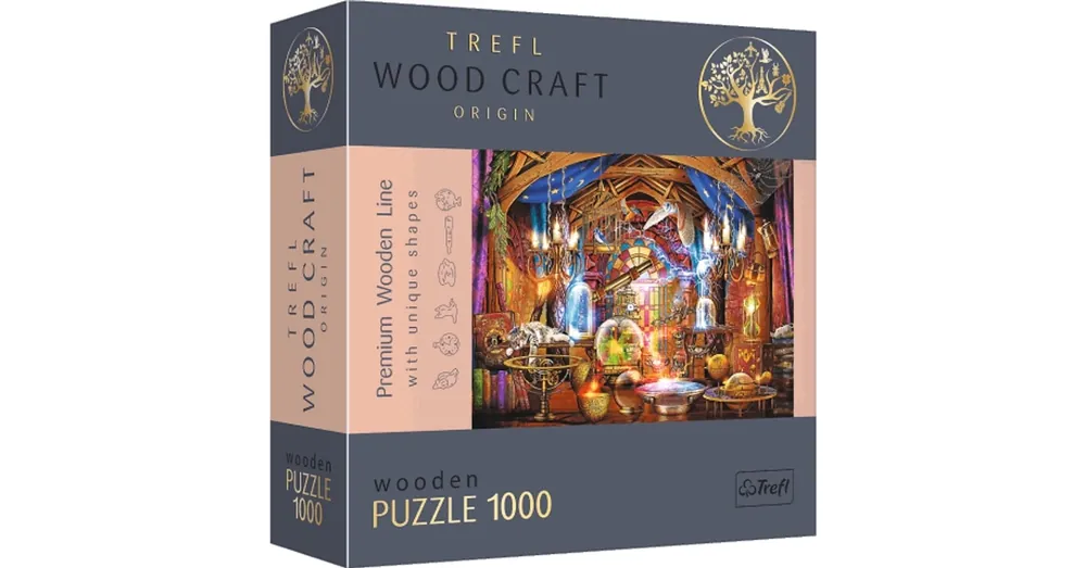 Árcsökkenés Wood Craft Mágikus szoba 1000 db-os prémium fa puzzle – Trefl