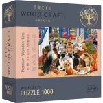 Wood Craft Kutya barátság 1000 db-os prémium fa puzzle – Trefl Végkiárusítás