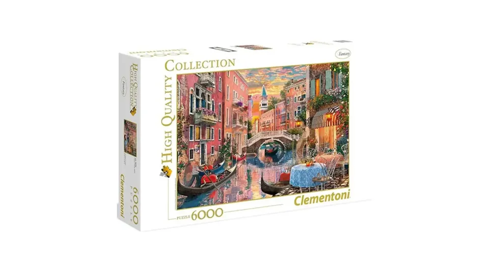 Naplemente Velencében HQC 6000 db-os puzzle – Clementoni Kedvezményes ár