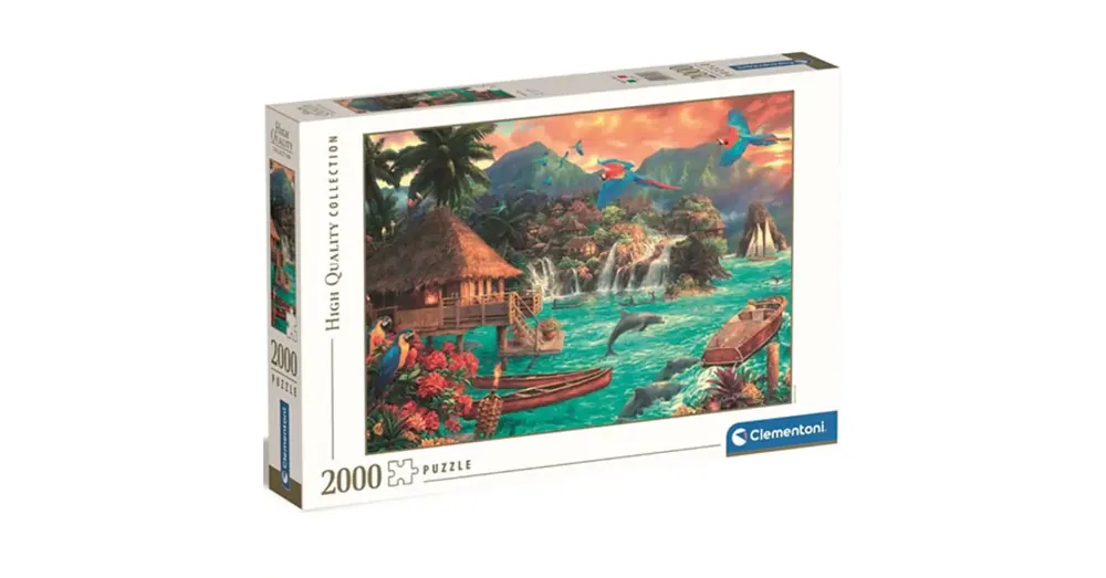 Élet a szigeten HQC 2000 db-os puzzle – Clementoni Bestseller
