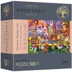 Wood Craft Mágikus világ fa puzzle 500+1 db-os – Trefl Exkluzív ajánlat