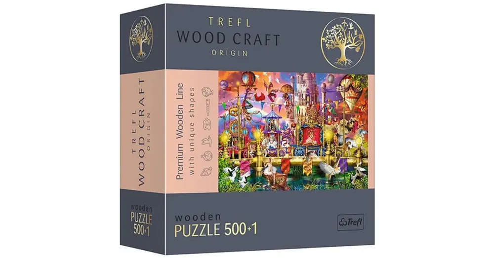 Wood Craft Mágikus világ fa puzzle 500+1 db-os – Trefl Exkluzív ajánlat