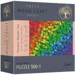 Ajánlat Wood Craft Szivárvány pillangók fa puzzle 500+1 db-os – Trefl