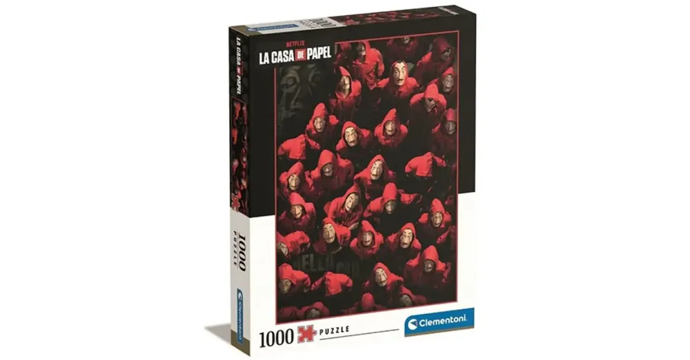A nagy pénzrablás Tolvajok vagy túszok? puzzle 1000 db-os – Clementoni Árcsökkenés