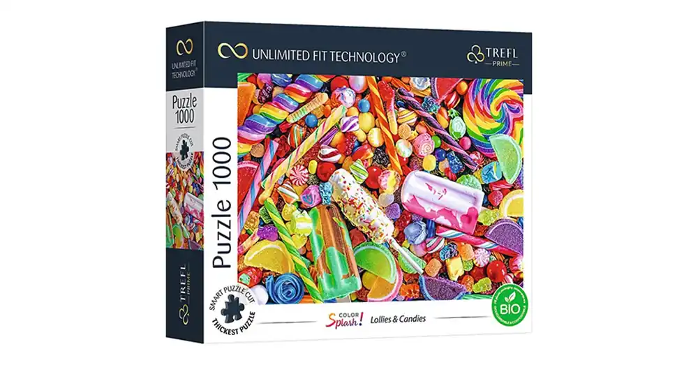 Kedvezményes ár Color Splash Cukorkák és nyalókák 1000 db-os UFT puzzle – Trefl