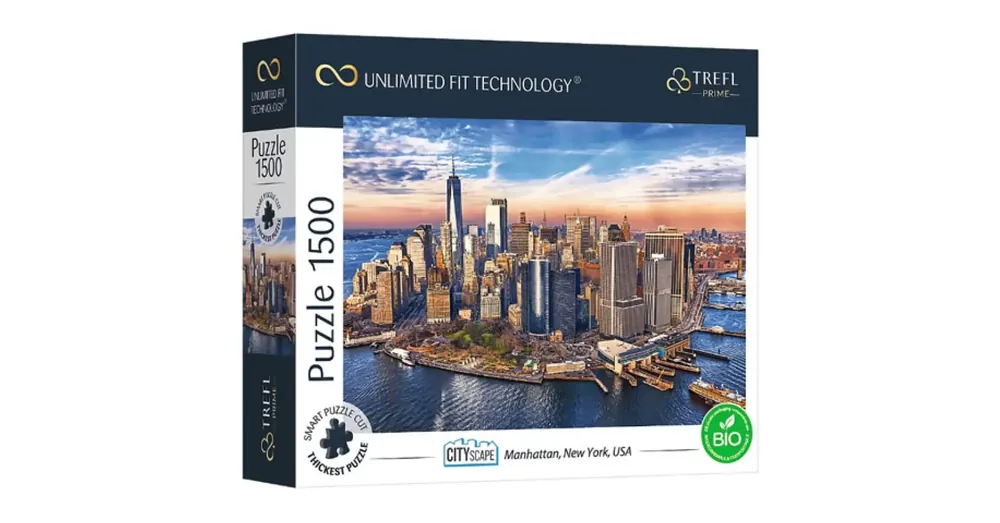 Biztonságos fizetés Manhattan, New York 1500 db-os puzzle – Trefl