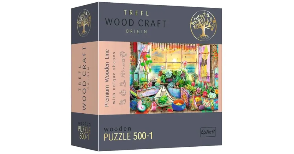 Wood Craft Tengerparti nyaralóház fa puzzle 500+1 db-os – Trefl Biztonságos fizetés