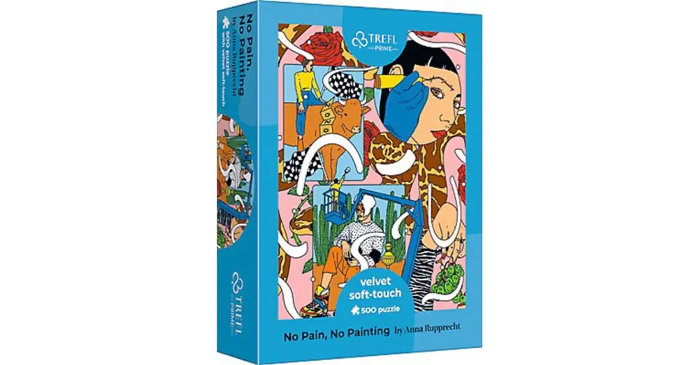 Ne maradj le No pain, No painting bársony puha tapintású 500 db-os puzzle – Trefl