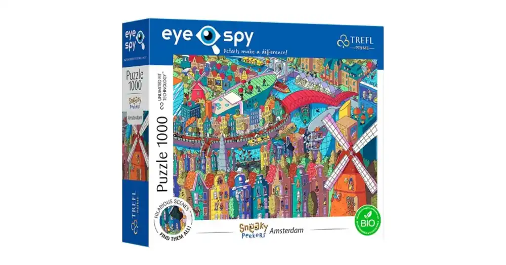 Kiárusítás Sneaky Peekers Amsterdam UFT 1000 db-os puzzle – Trefl