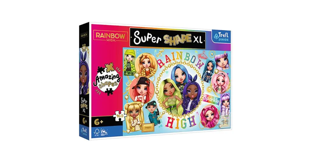 Rainbow High Varázslatos színvilág 160 db-os XL méretű puzzle – Trefl Expressz kézbesítés