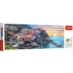Vernazza napnyugtakor, Olaszország Panoráma puzzle 500 db-os – Trefl Szuper akció