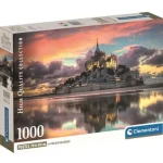 Rendeld meg most A csodálatos Mont Saint-Michel HQC 1000 db-os puzzle poszterrel – Clementoni