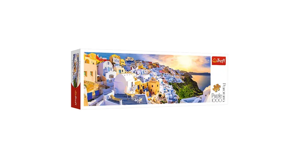 Napnyugta Santorinin 1000 db-os panoráma puzzle – Trefl Ne maradj le