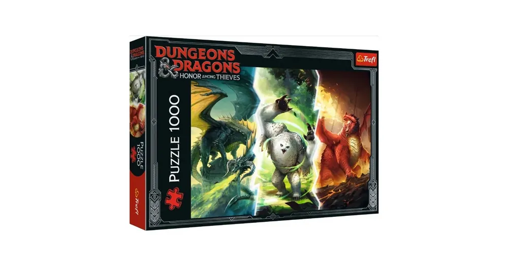 Azonnal elérhető Dungeons Dragons Legendás szörnyek 1000 db-os puzzle – Trefl