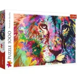 Árengedmény Színes oroszlán 1000 db-os puzzle – Trefl