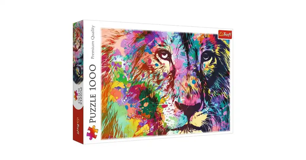 Árengedmény Színes oroszlán 1000 db-os puzzle – Trefl
