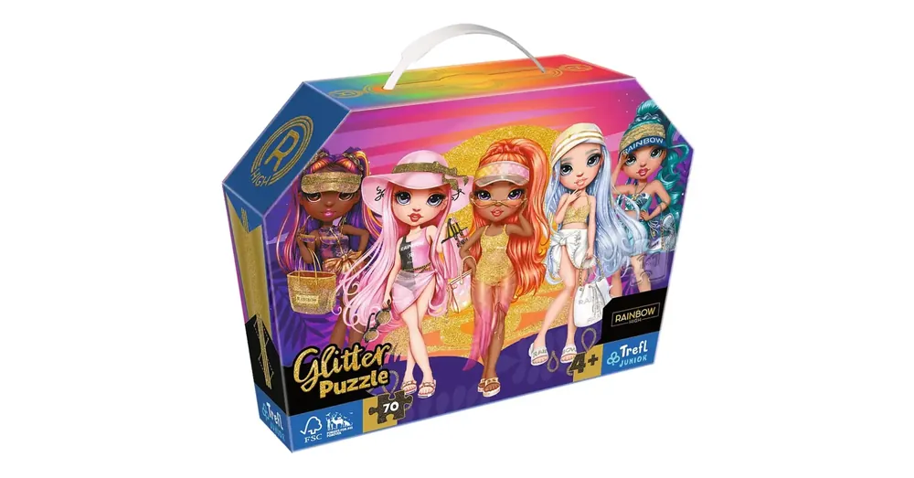 Rainbow High 70 db-os glitter puzzle – Trefl Szezonális akció