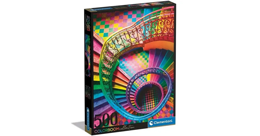 Árengedmény Colorboom Collection – Színes lépcsők 500 db-os puzzle – Clementoni