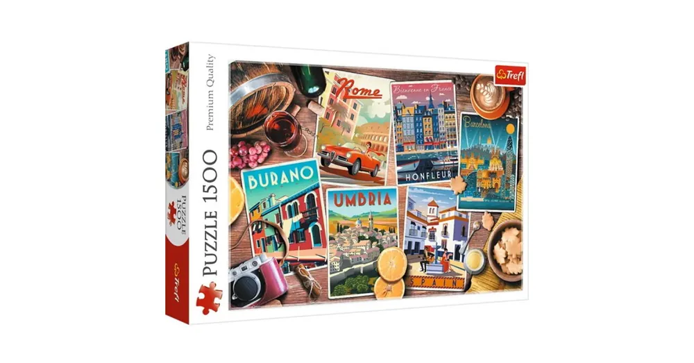 Utazás Európa körül 1500 db-os puzzle – Trefl Biztonságos fizetés