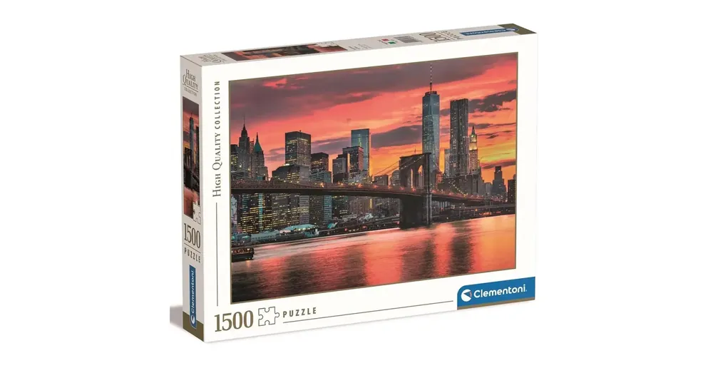 Biztonságos fizetés East River alkonyatkor 1500 db-os HQC puzzle – Clementoni