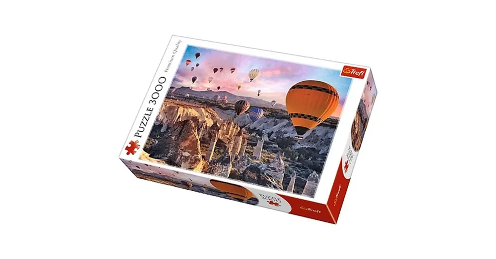 Akciós ár Hőlégballonnal Kappadókia felett, Törökország 3000 db-os prémium puzzle – Trefl