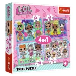 Azonnal elérhető L.O.L Surprise babák 4 az 1-ben puzzle – Trefl
