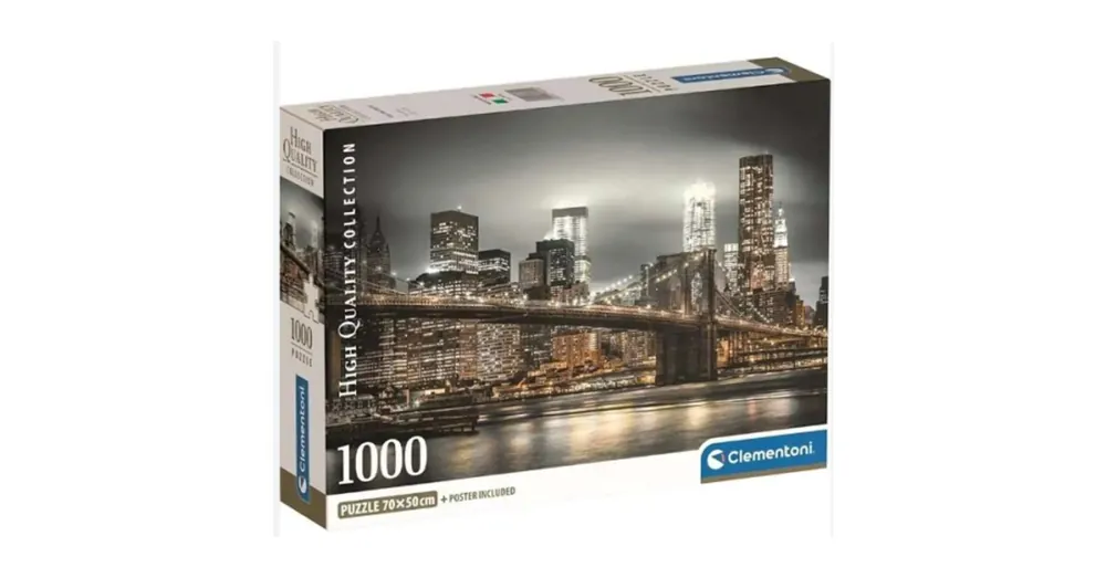 New York látkép HQC 1000 db-os puzzle poszterrel – Clementoni Biztonságos fizetés