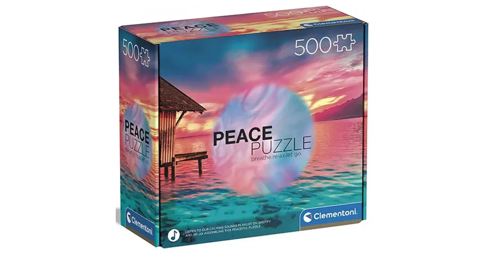 Legnépszerűbb Peace Puzzle Élj a mának 500 db-os puzzle – Clementoni