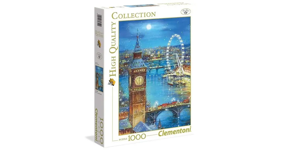 Biztonságos fizetés A Big Ben hópelyhei 1000 db-os puzzle – Clementoni