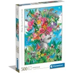 Újdonság Fejjel a dzsungelben HQC 500 db-os puzzle – Clementoni