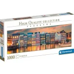 Színes Amszterdam HQC 1000 db-os Panoráma puzzle – Clementoni Azonnali szállítás
