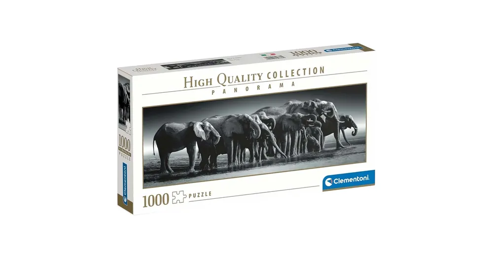 Elefántcsorda HQC 1000 db-os Panoráma puzzle – Clementoni Végkiárusítás