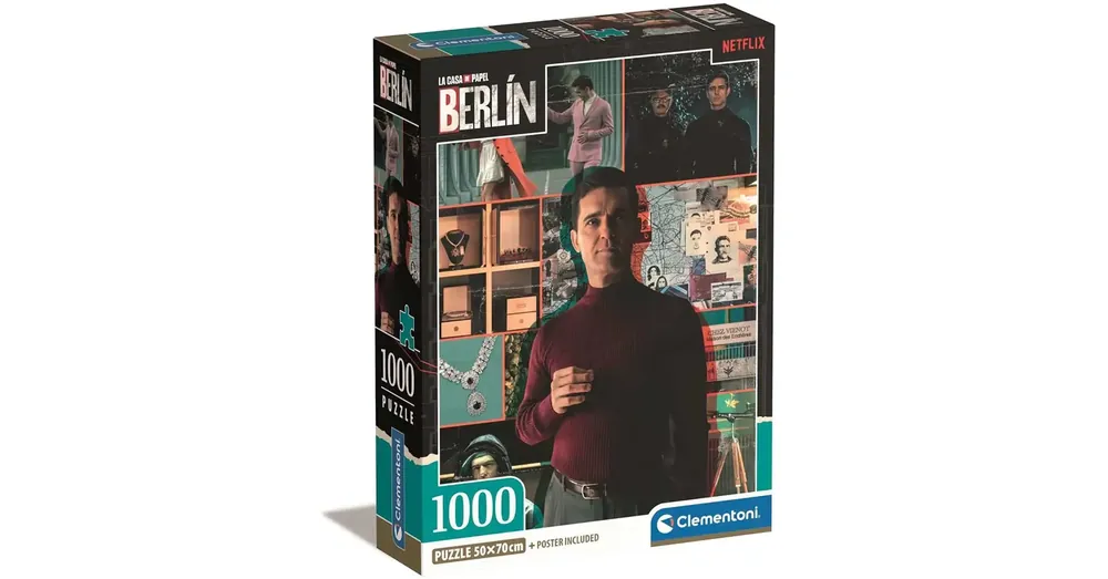 A nagy pénzrablás Berlin főszereplő 1000 db-os Compact puzzle 50×70 cm – Clementoni Szuper akció